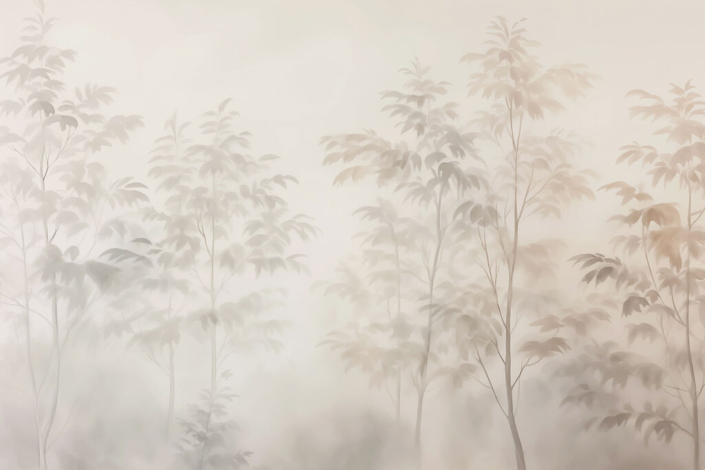 Trees in the fog Trees in the fog