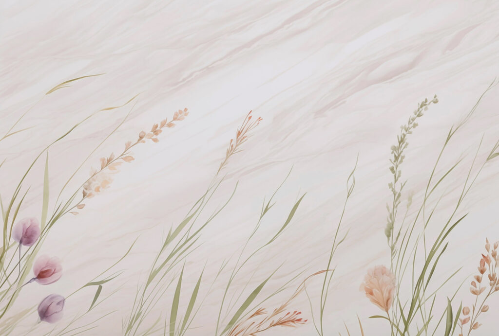 Delicate blooms swaying in the breeze Delicate blooms swaying in the breeze