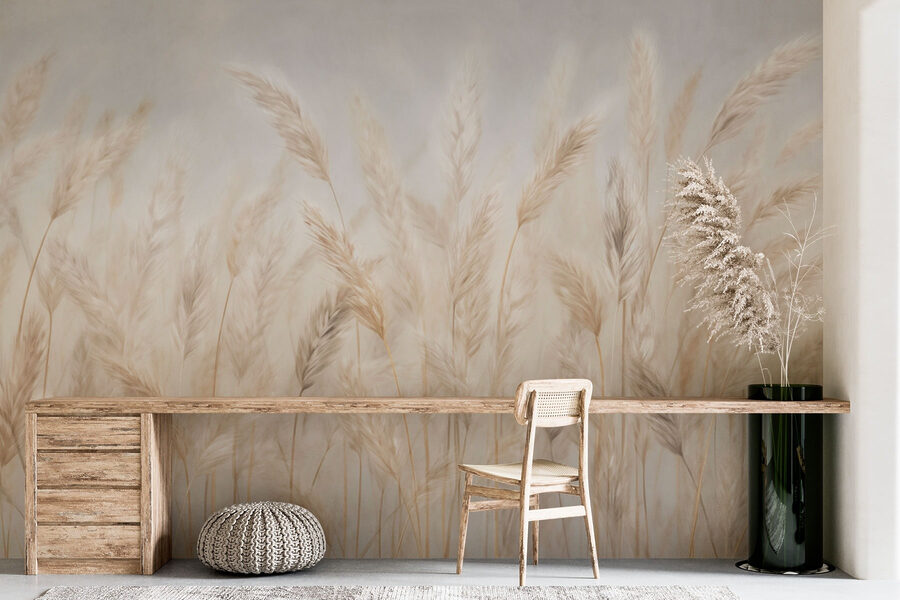 Soft grasses swaying in the breeze