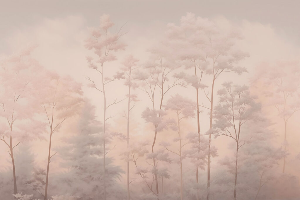 Group of trees with snow on them Group of trees with snow on them