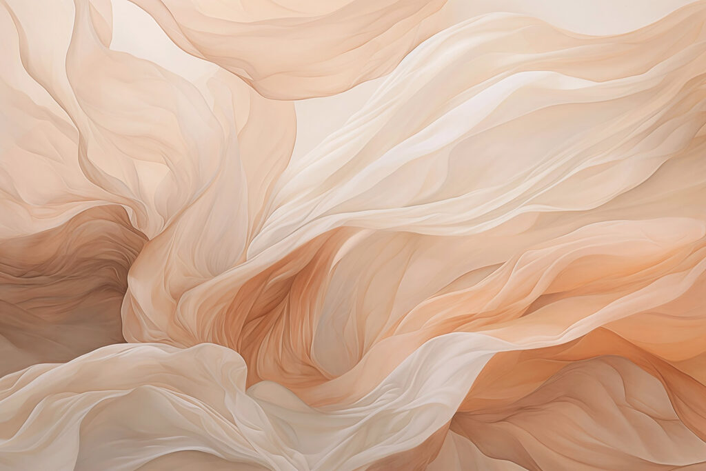 Soft waves of gentle fabric flow. Soft waves of gentle fabric flow.