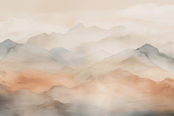 Foggy mountain range Foggy mountain range