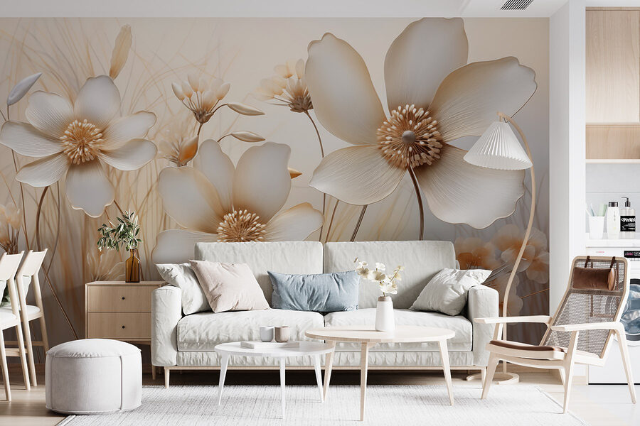 Delicate flowers in soft hues. Delicate flowers in soft hues.