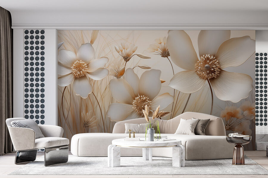 Delicate flowers in soft hues. Delicate flowers in soft hues.