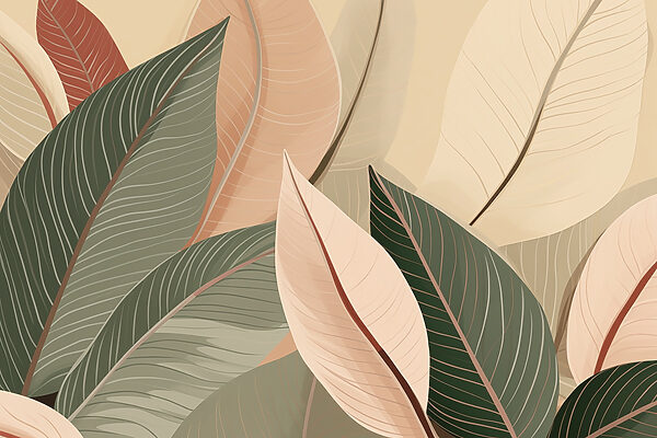 Natural hues of layered leaves w08944p 600x400 - Natural hues of layered leaves