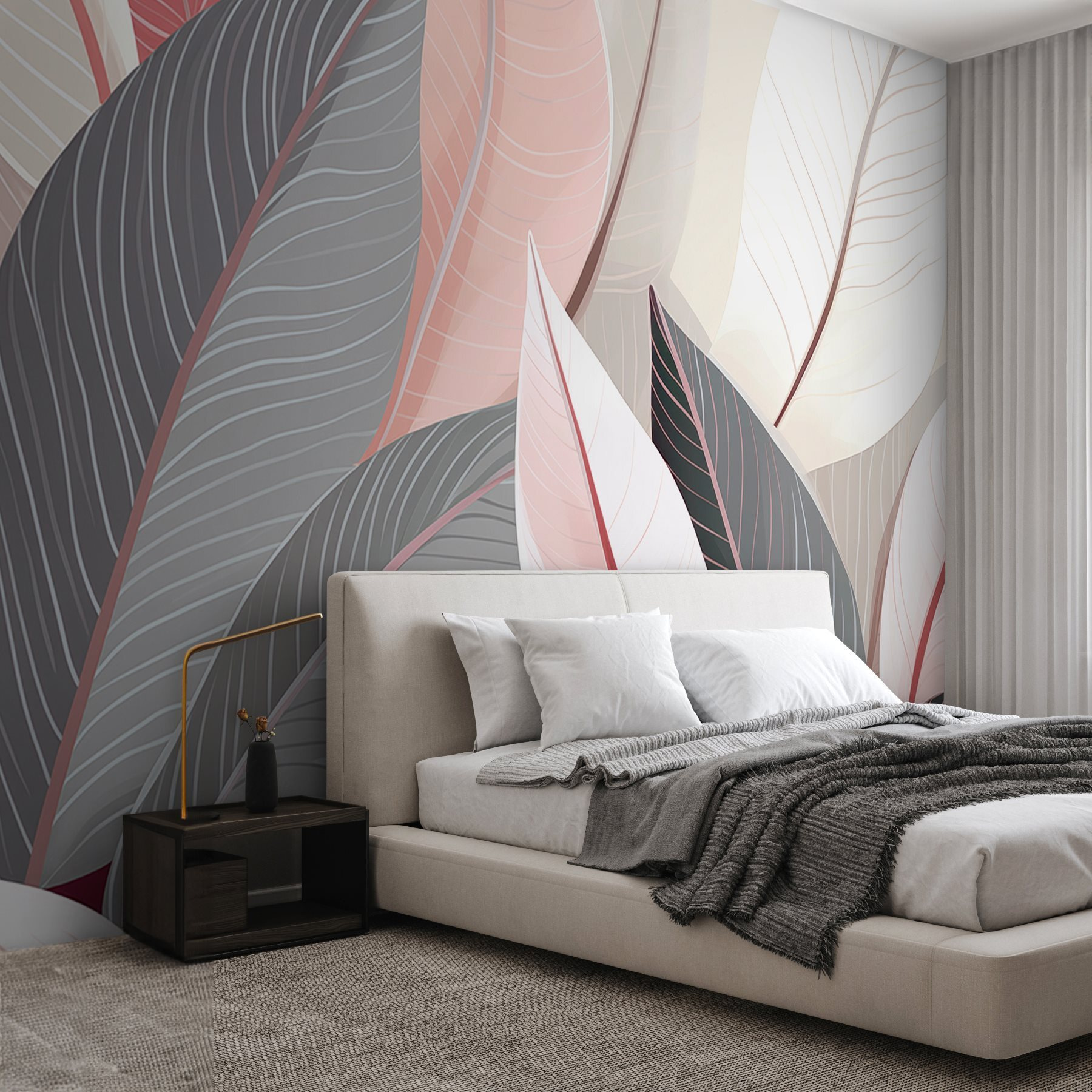 Soft hues and gentle textures flourish.
