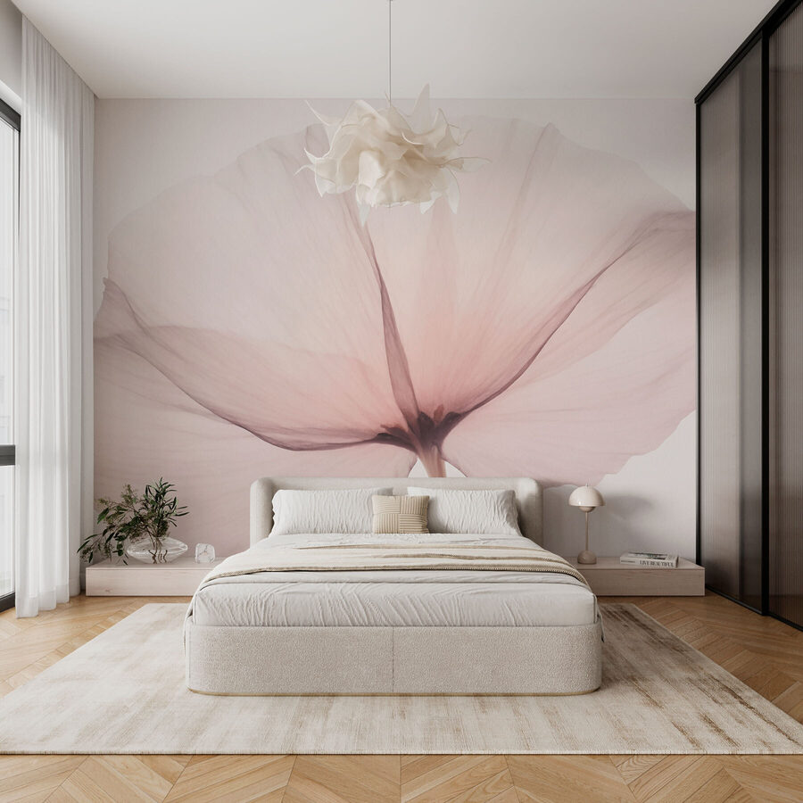 Delicate bloom on a soft backdrop