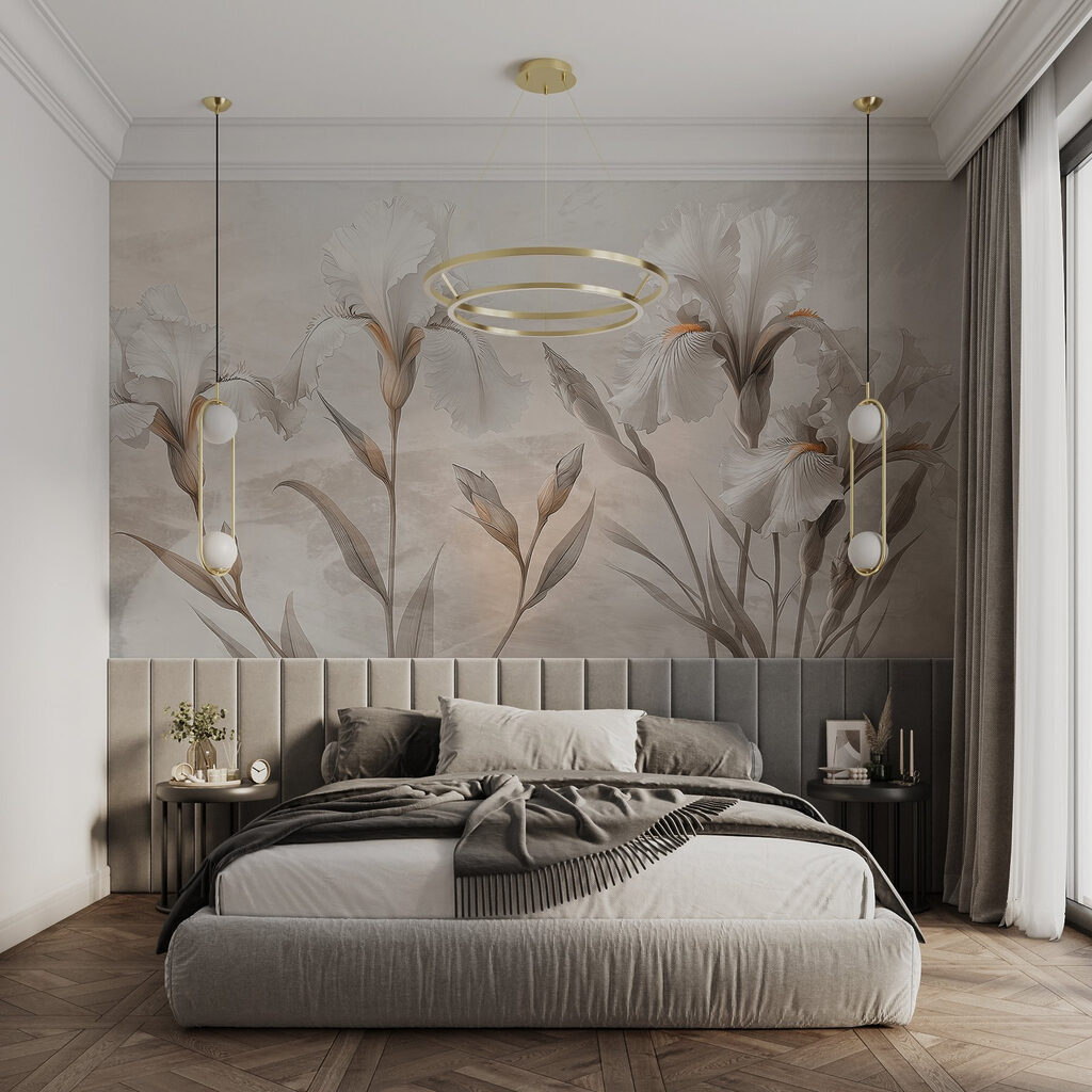 Elegant floral composition in muted tones Elegant floral composition in muted tones