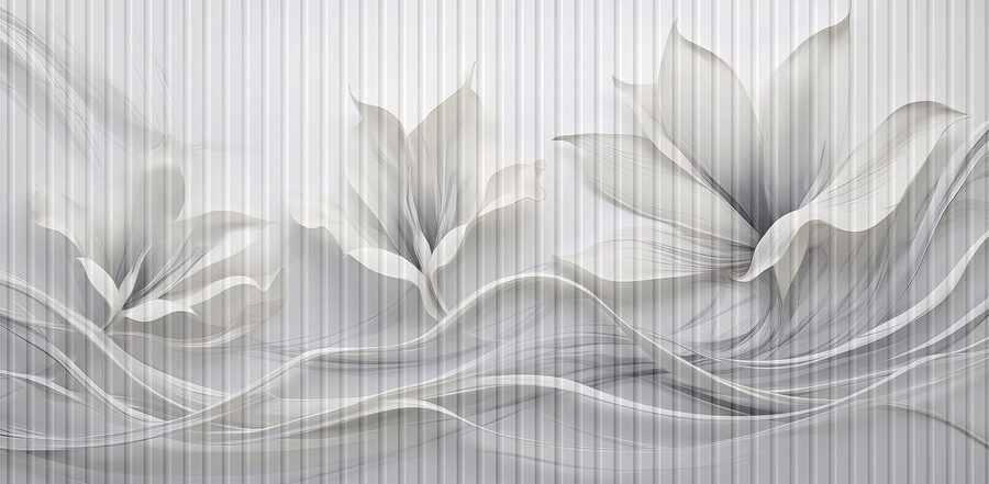 Elegant floral design with flowing patterns. Elegant floral design with flowing patterns.
