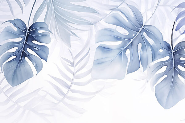 Lush leaves in calming hues Lush leaves in calming hues