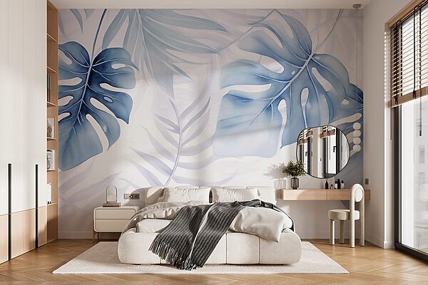 Lush leaves in calming hues Lush leaves in calming hues