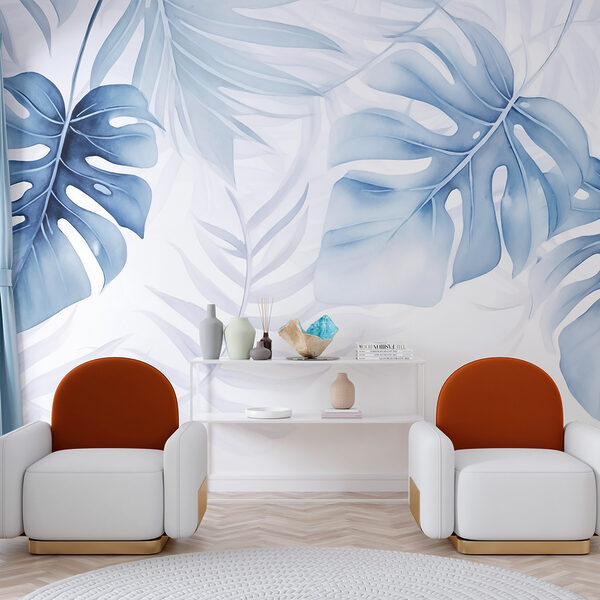 Lush leaves in calming hues Lush leaves in calming hues