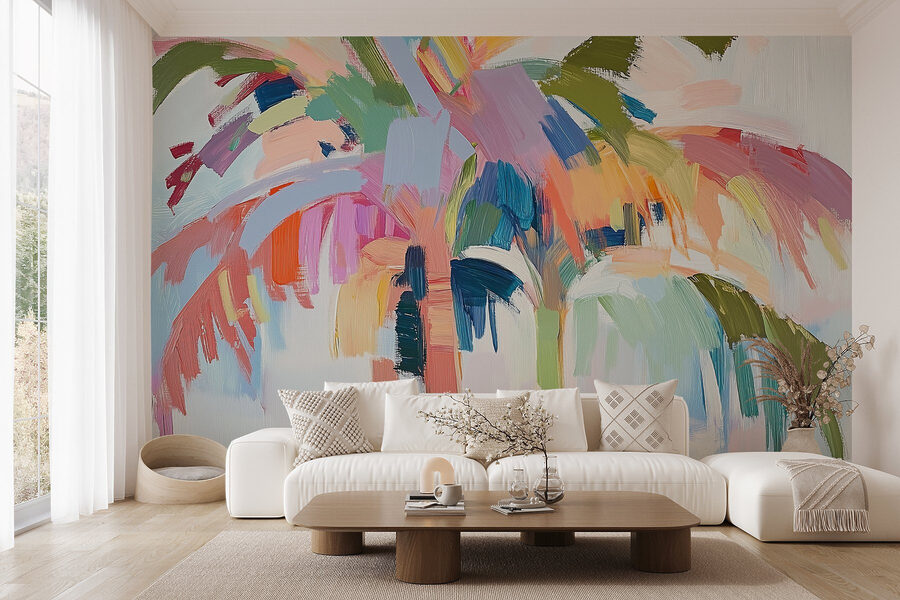 Painting of a palm tree Painting of a palm tree