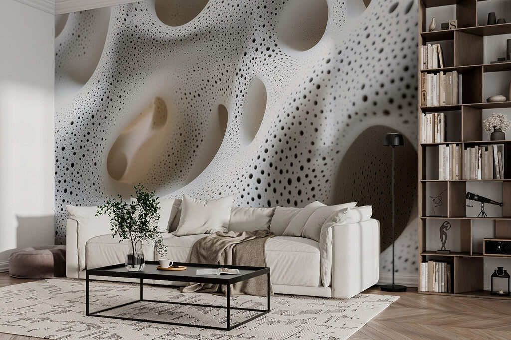 Abstract texture with intriguing patterns