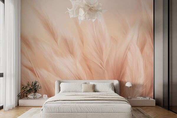 Gentle waves of soft feathers Gentle waves of soft feathers