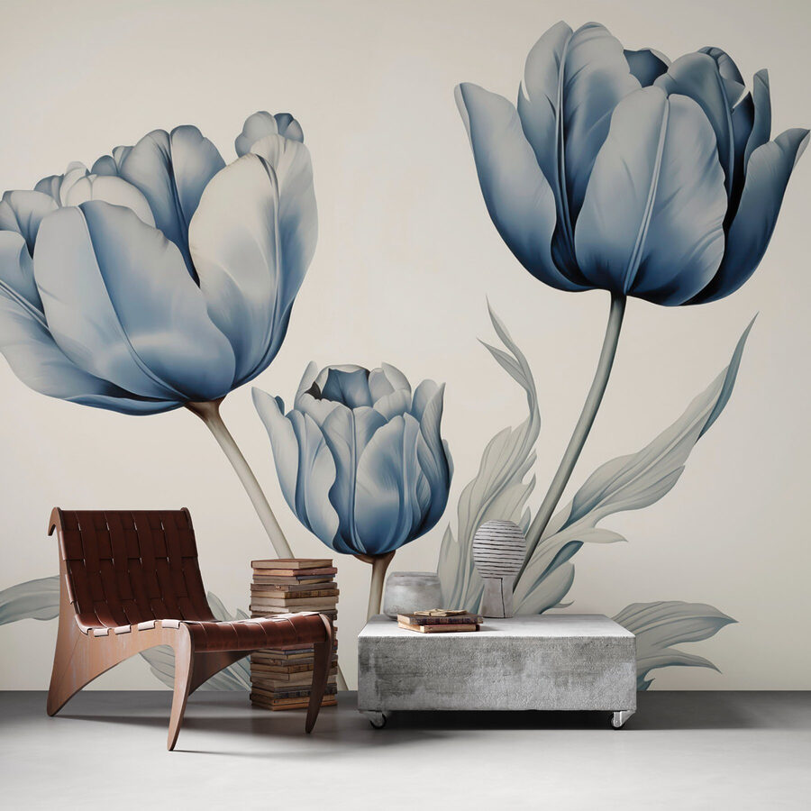 Delicate blooms in soft hues