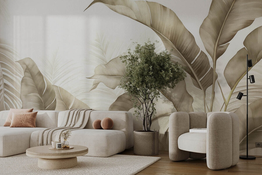 Calm, neutral botanical illustration.