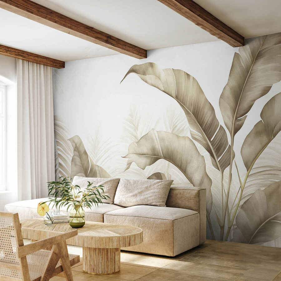 Calm, neutral botanical illustration.