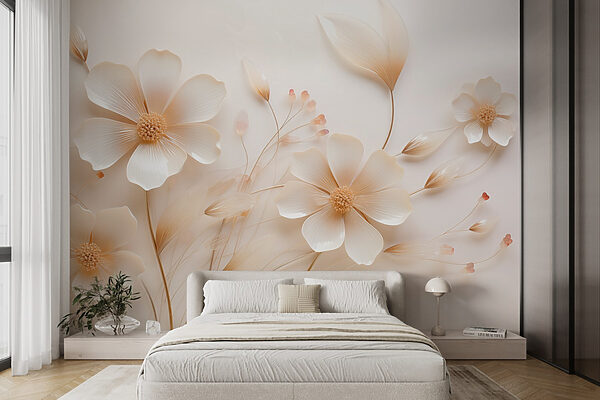 Delicate blooms on a soft backdrop Delicate blooms on a soft backdrop