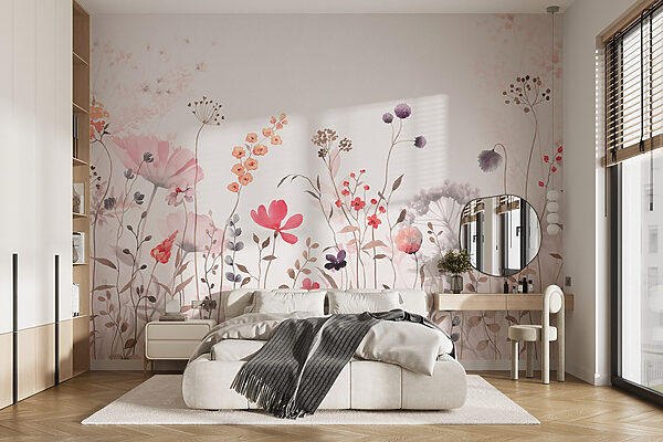 Painting of flowers and plants Painting of flowers and plants