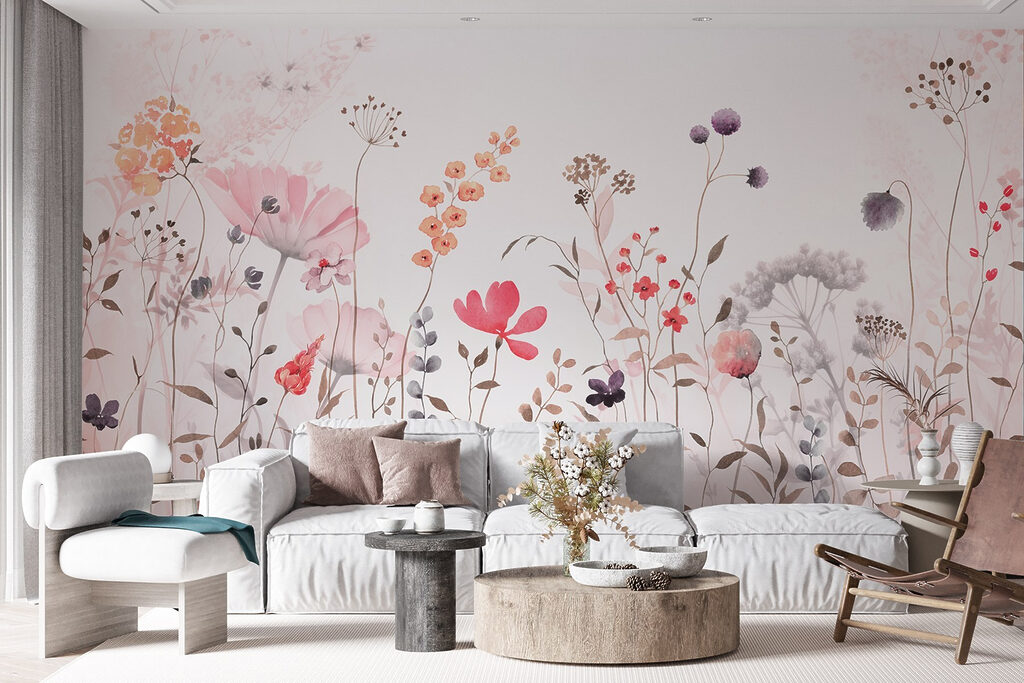 Painting of flowers and plants Painting of flowers and plants