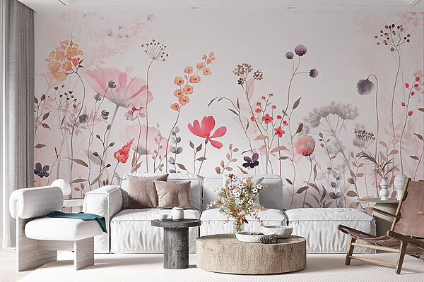Painting of flowers and plants Painting of flowers and plants