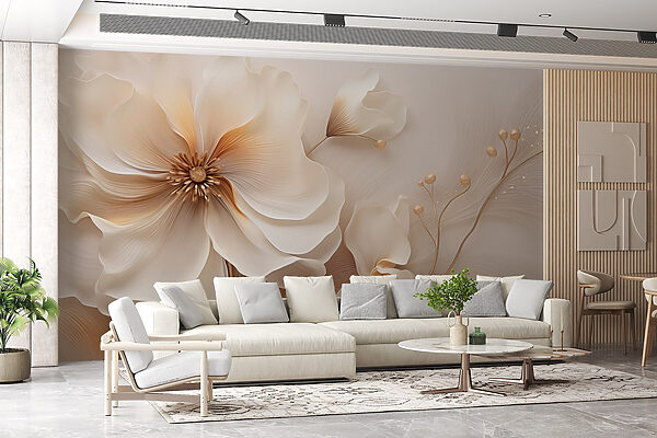 Delicate blooms in soft tones