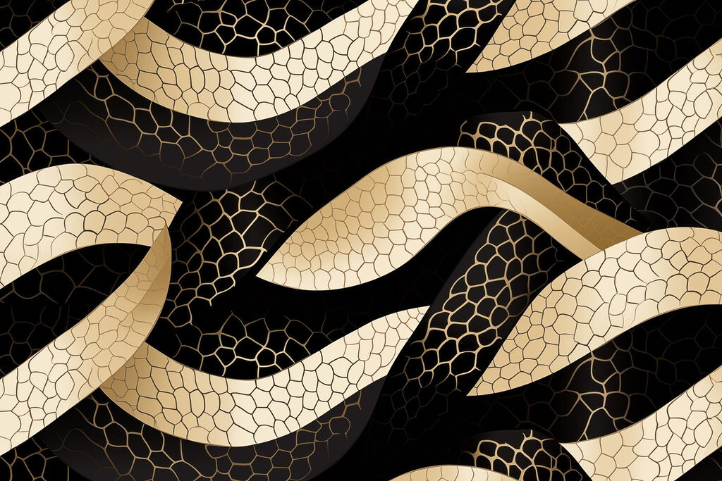 Abstract pattern with flowing shapes. Abstract pattern with flowing shapes.