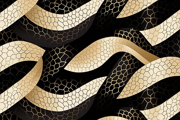 Abstract pattern with flowing shapes. Abstract pattern with flowing shapes.