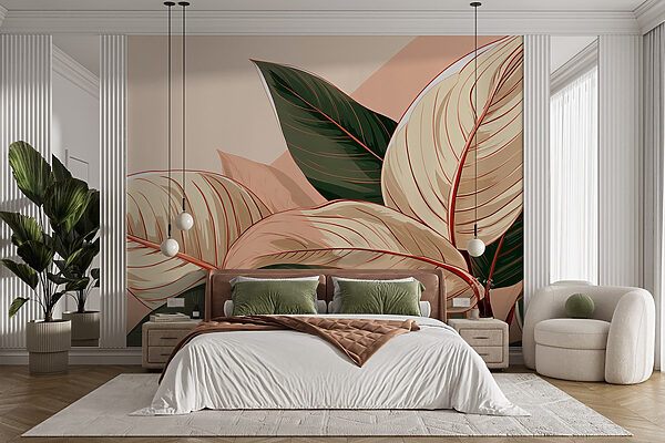 Beautiful foliage in soft colors Beautiful foliage in soft colors