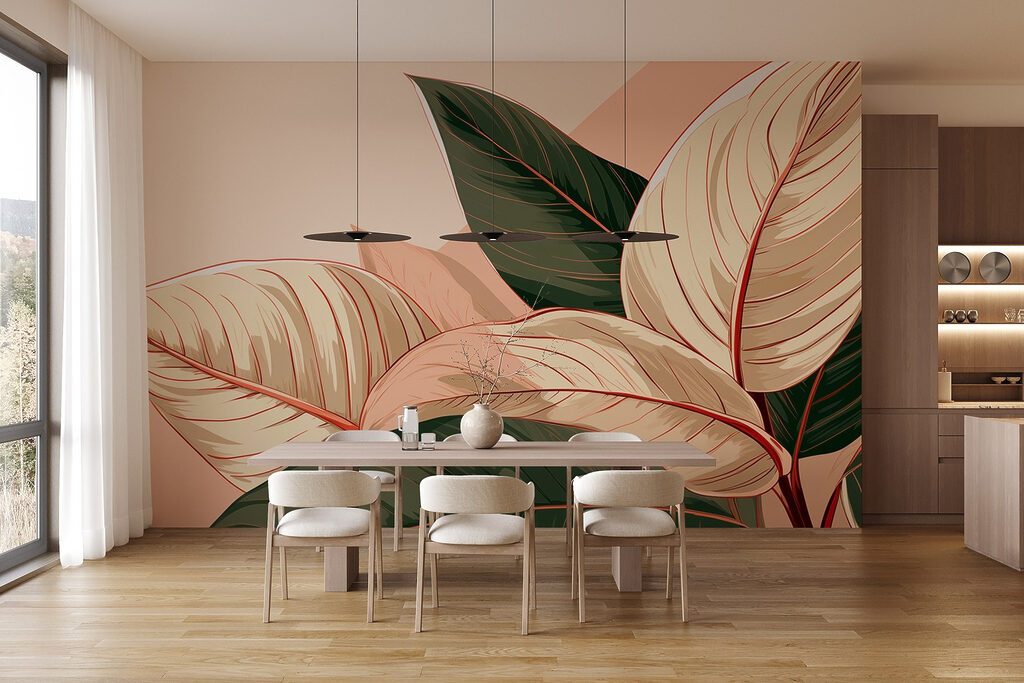 Beautiful foliage in soft colors Beautiful foliage in soft colors