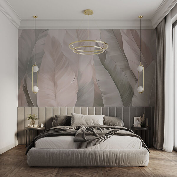 Soft hues in textured foliage patterns Soft hues in textured foliage patterns