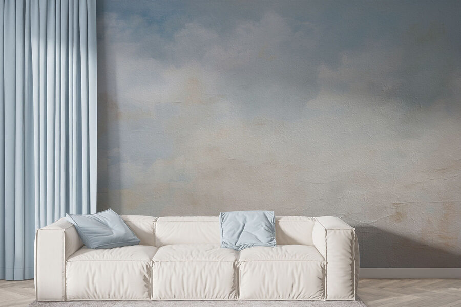 Wall murals Blue sky with clouds - Image 2