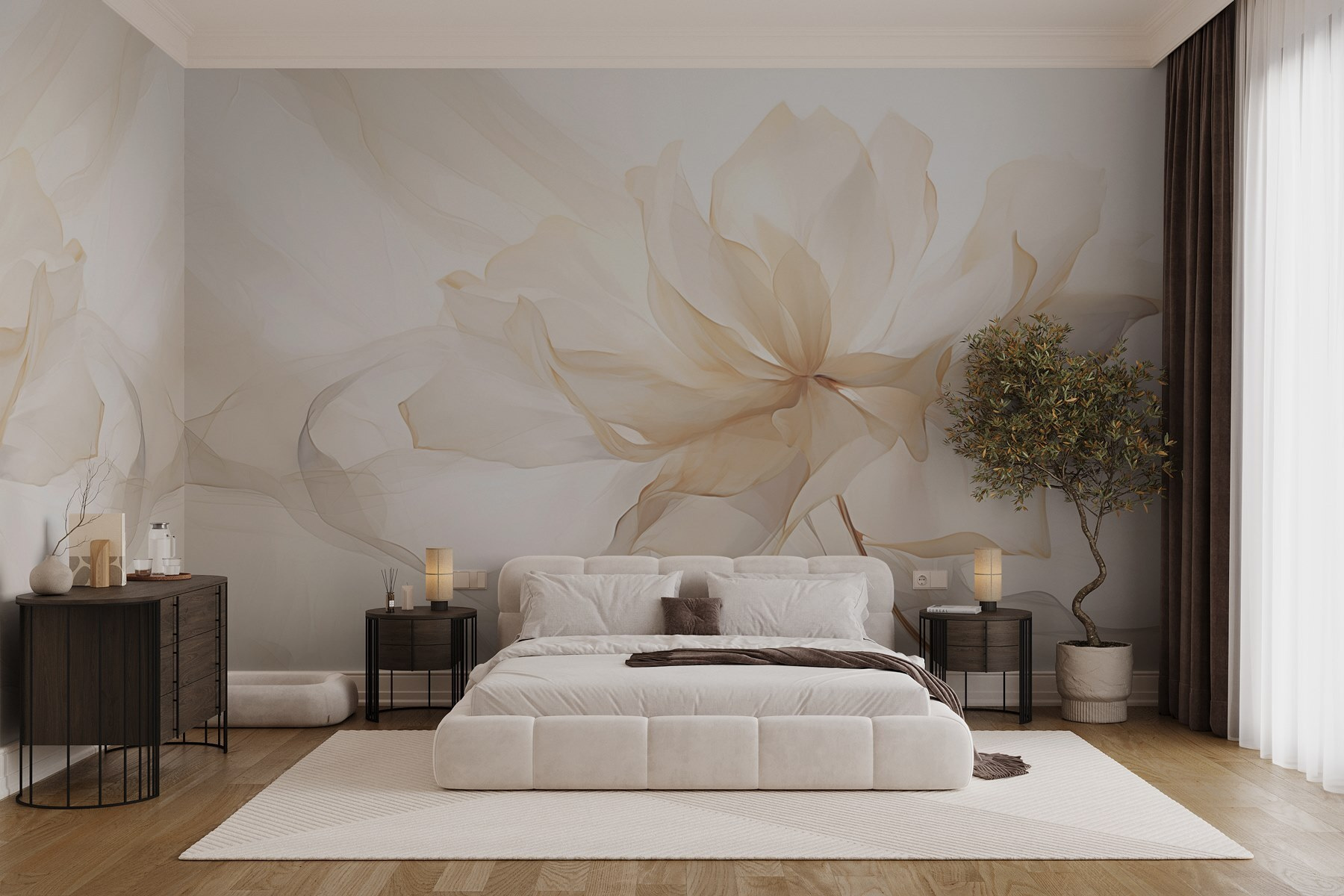Delicate bloom in soft hues