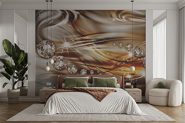 Elegant patterns with sparkling elements. Elegant patterns with sparkling elements.