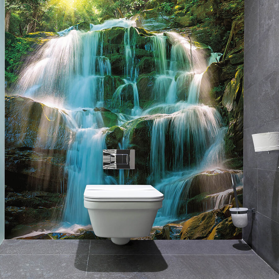 Wall murals Waterfall in the woods - Image 11