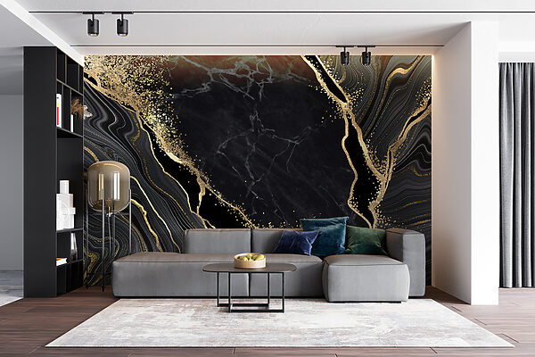 Elegant swirls in midnight and shimmer u26236pig6mr 600x400 - Elegant swirls in midnight and shimmer