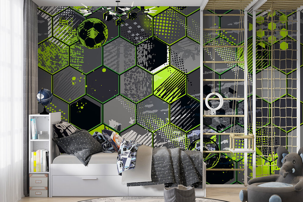Pattern of hexagons and football balls u72779pir12mr 1024x683 - Pattern of hexagons and football balls