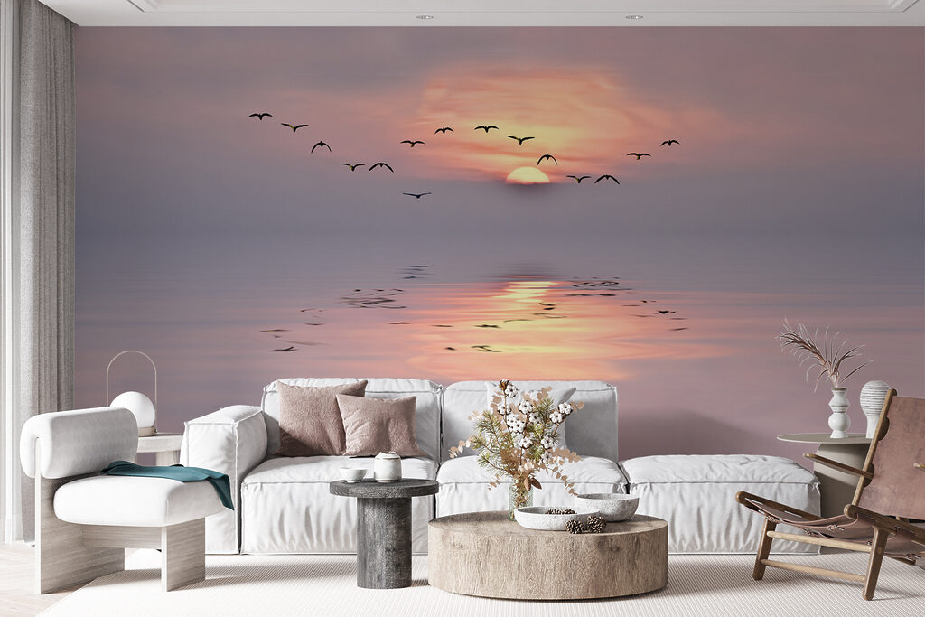 Flock of birds flying over water u53413pig8mr 1024x683 - Flock of birds flying over water