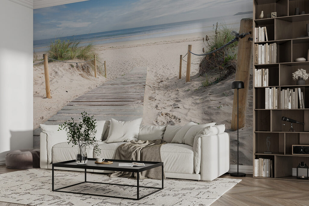 u54357pig18mr 1024x683 - Wooden walkway leading to a beach