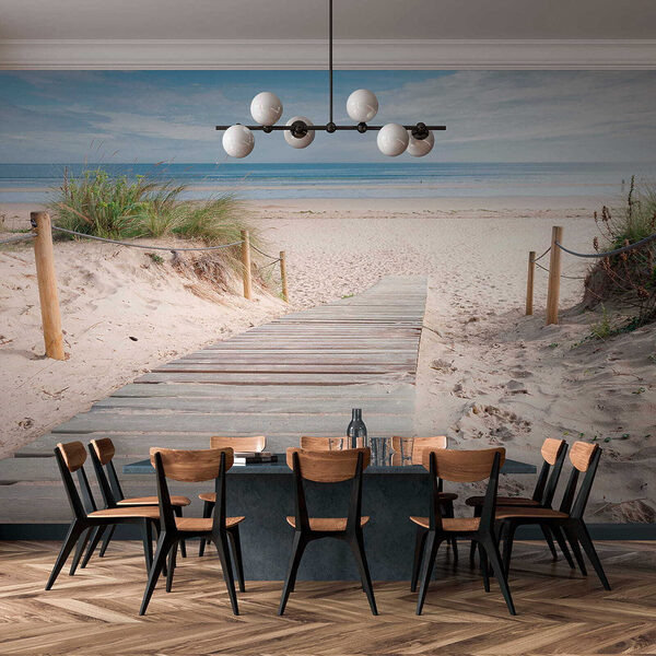 Wooden walkway leading to a beach u54357pik1ms 600x600 - Wooden walkway leading to a beach