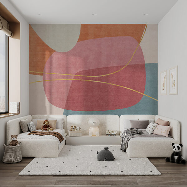 Abstract harmony in soft, pastel hues. Abstract harmony in soft, pastel hues.
