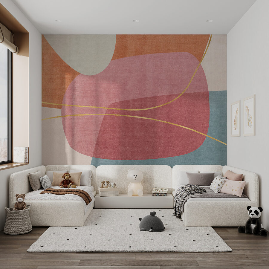 Abstract harmony in soft, pastel hues. Abstract harmony in soft, pastel hues.