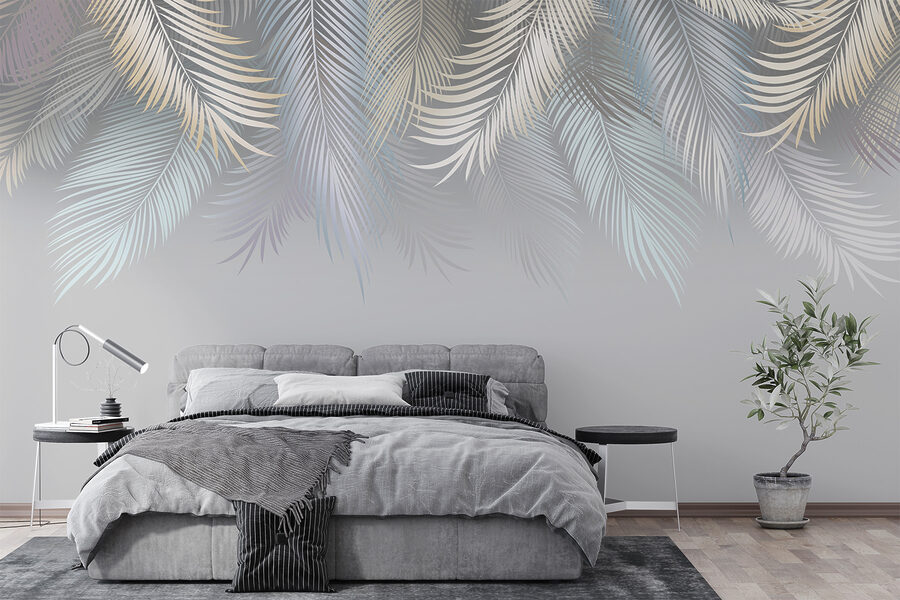 Elegant leaves on a soft background.