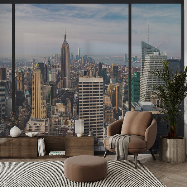 City with tall buildings City with tall buildings