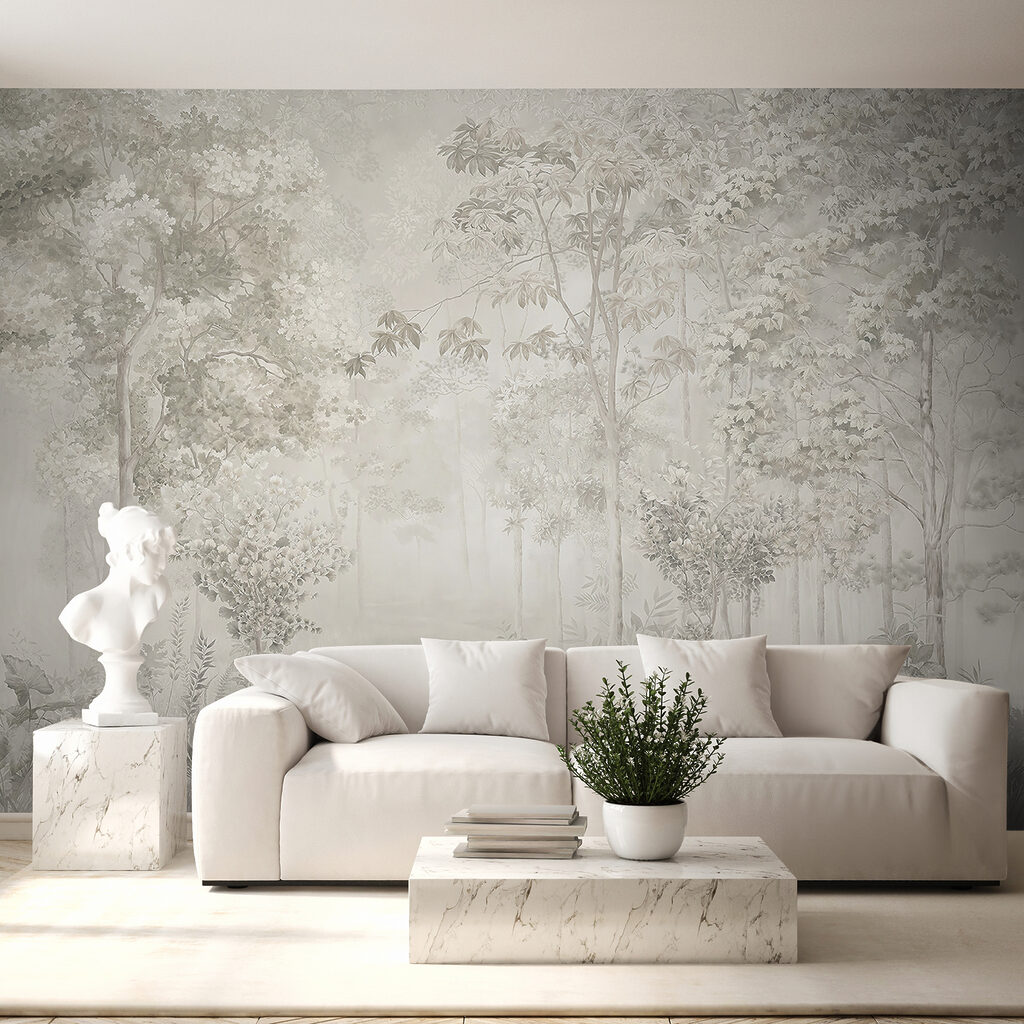Wallpaper with trees and plants Wallpaper with trees and plants