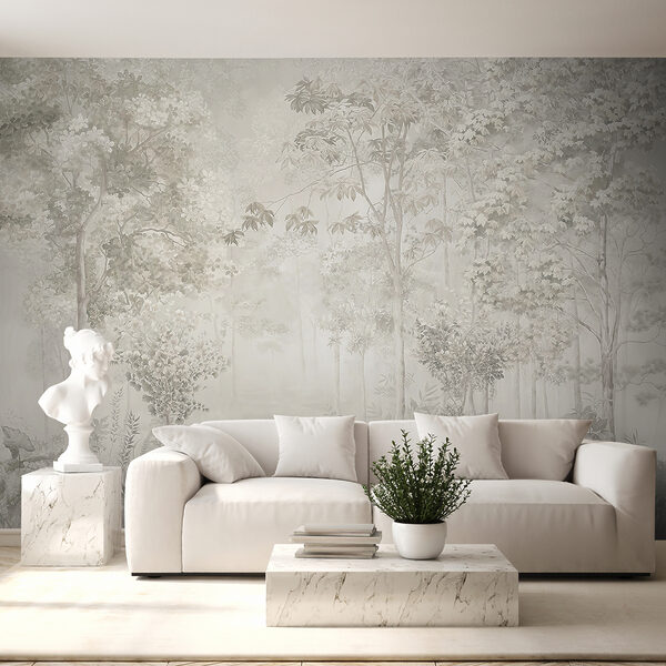 Wallpaper with trees and plants Wallpaper with trees and plants