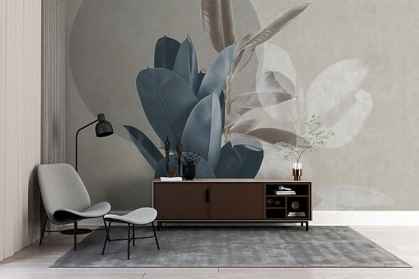 Elegant foliage against a muted backdrop. Elegant foliage against a muted backdrop.