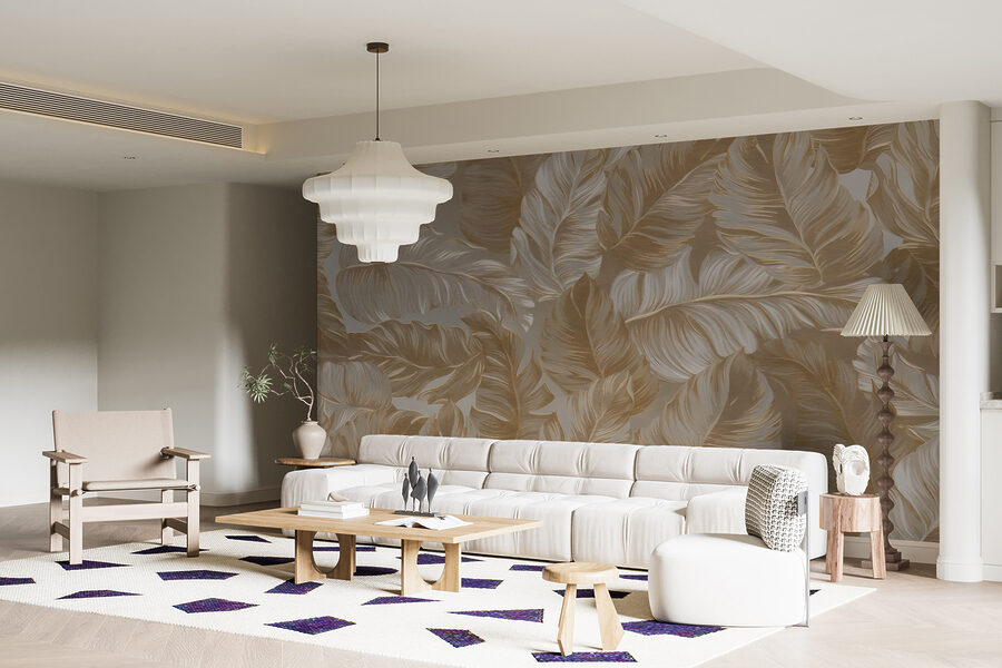 Wall murals Wallpaper with feathers - Image 5