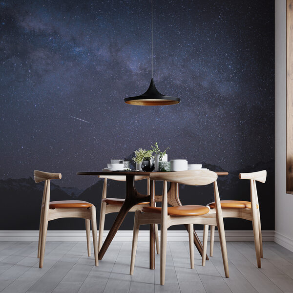 Starry sky over mountains Starry sky over mountains